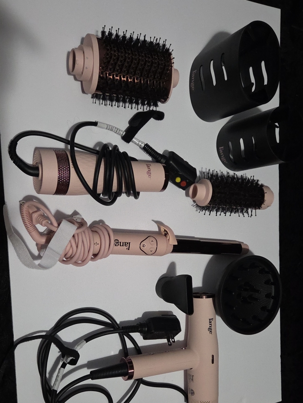 Tangle Teezer 3-in-1 Pink Styling Set - Rose Blush